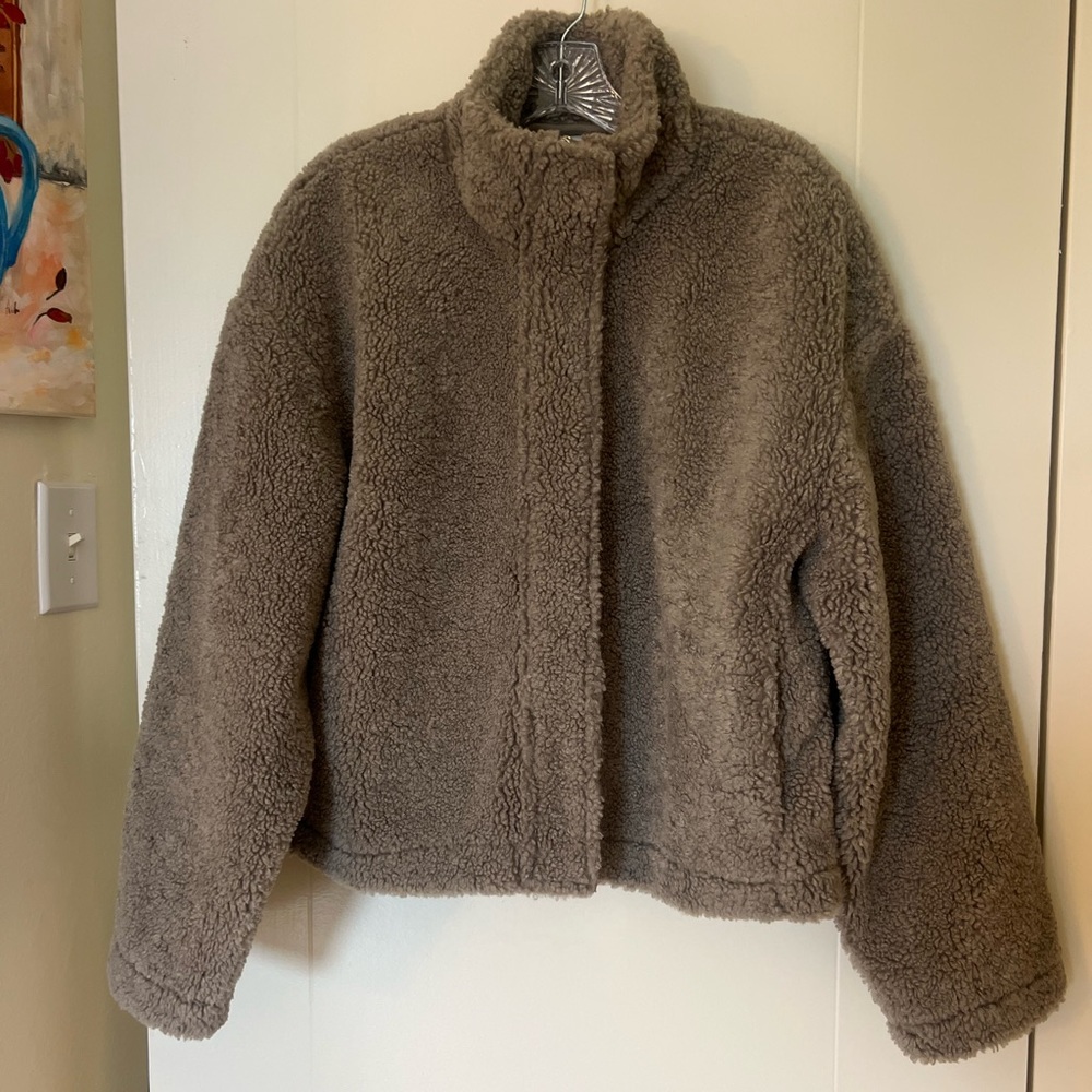 Calvin Klein Brown Teddy Jacket